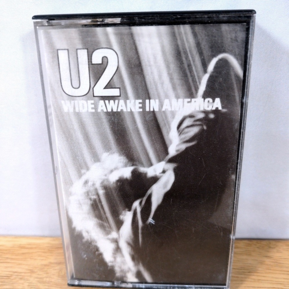 U2 Wide Awake In America Cassette Tape 1985 Island Rock Live EP Vintage Exc